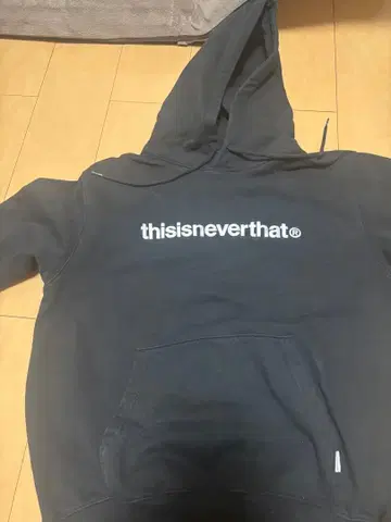 thisisneverthat 로고 풀오버 후드티 M
