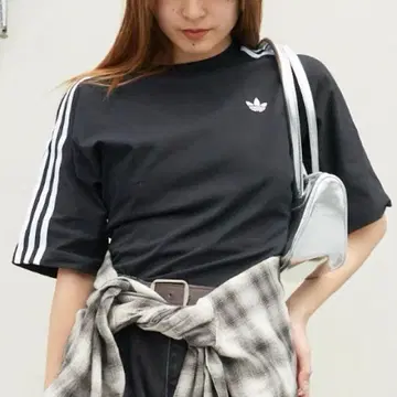 아디다스 오리지널스 ADILENIUM T셔츠 3스트라이프 피치T