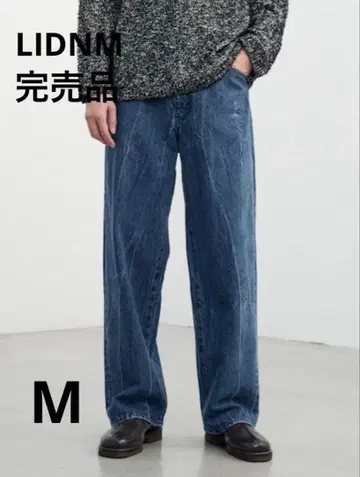 [ LIDNM ] VINTAGE SLUB STRAIGHT DENIM