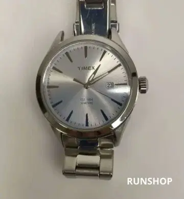 TIMEX 타이맥스 쿼츠 손목시계 실버 스테인리스