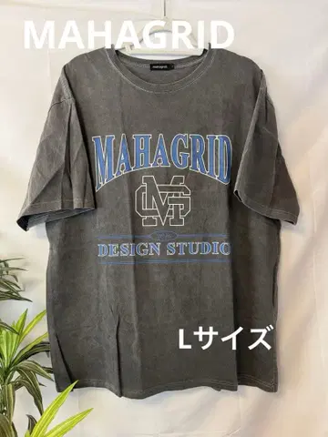 MAHAGRID 티셔츠 그레이 L 사이즈