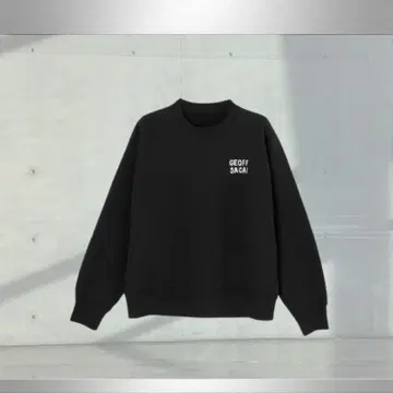 택 포함 미사용 새상품 GEOFF Sacai 맨투맨 사이즈 4