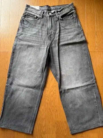 H&M BAGGY 데님 팬츠 그레이 28/30
