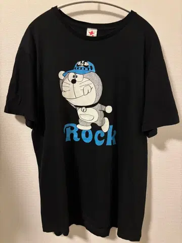 도라에몽 rockin'star 티셔츠 블랙 XL