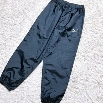 [ c9638 ] 새상품급 Mizuno 나일론 팬츠 블랙