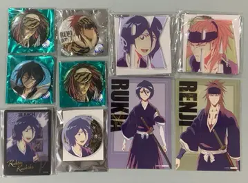 BLEACH 캔뱃지 키링 특전 쿠치키 루키아 아바라이 렌지