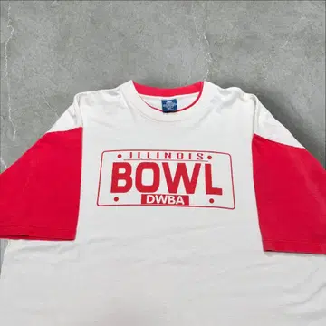 80s 90s BELTON 볼링 페이드 티셔츠 XL USA제