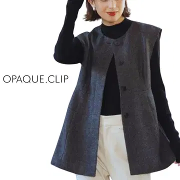 [ OPAQUE.CLIP ] 페플럼 베스트 [ 세탁기 사용 가능 ]
