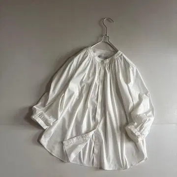 매킨토시 런던 개더 밴드 카라 스트레치 블라우스 38