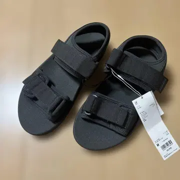 유니클로 U 테이프 샌들 M 올리브