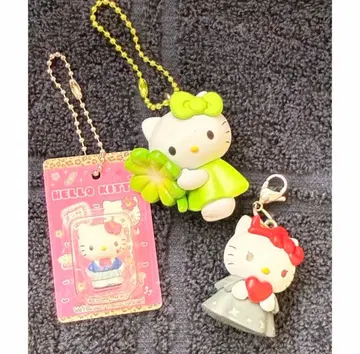 Hello Kitty 가챠 키링 3세트 키티짱
