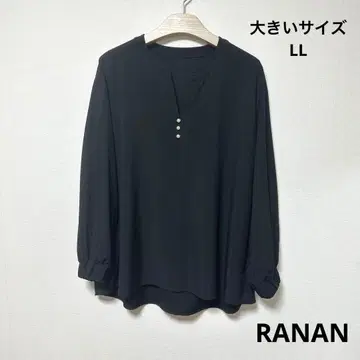 새상품급 RANAN 라난 상의 블라우스 튜닉 빅 사이즈 LL
