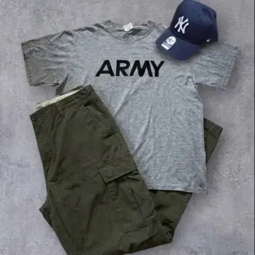 미군 실물 SOFFE ARMY 트레이닝 T셔츠 L USA제 구제 의류