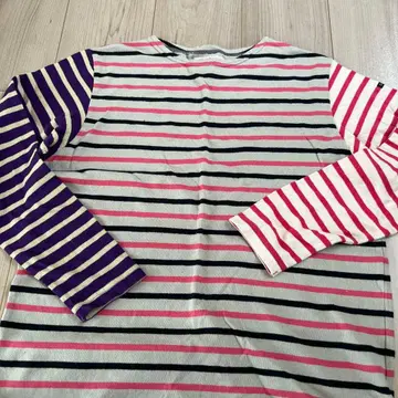데님 멜빵바지 크레이지 패턴 긴팔 티셔츠 01