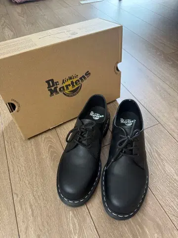 컨디션 최상 닥터마틴 1461 WS BLACK 가죽 가죽 신발 UK8