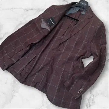 ZN01 GIORGIO ARMANI TOKYO 실크 체크 자켓
