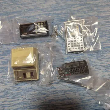 CASIO 카시오 미니어처 계산기 가챠 4종 세트 히스토리컬 계산기