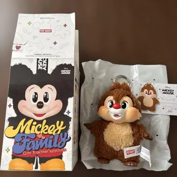 POP MART 디즈니 미키 패밀리 키링 데일