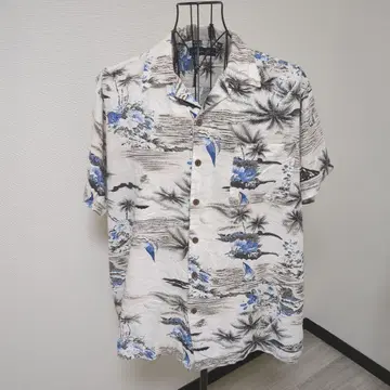 알로하 셔츠 오픈 카라 XXL 올 패턴