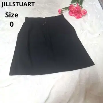 [오샤레 JILLSTUART] 블랙 스커트 사이즈 0