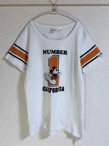 새상품급 Champion x Disney 미키마우스 T셔츠 L
