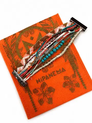 HiPANEMA 히파네마 새상품 마그넷식 9연 뱅글 팔찌 여름
