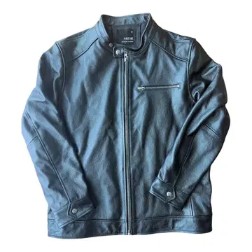 [새상품] FORTIME 소가죽 라이더스 가죽 자켓 블랙 2XL