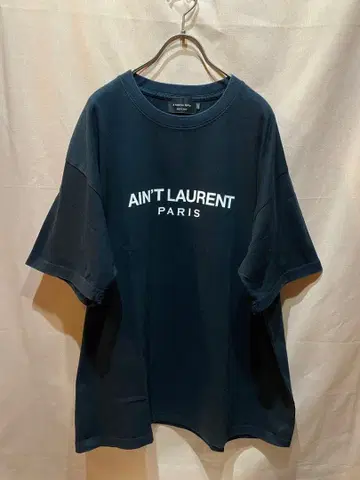 AIN'T LAURENT PARIS T셔츠 블랙 사풀 XXL