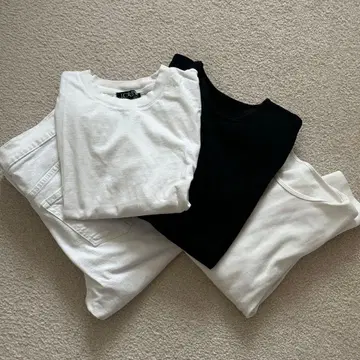 JCREW 묶음 반팔 긴팔 티셔츠 데님