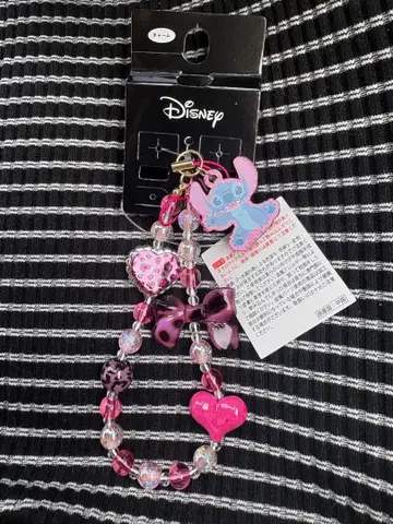 Disney 스티치 스트랩 참 아베일