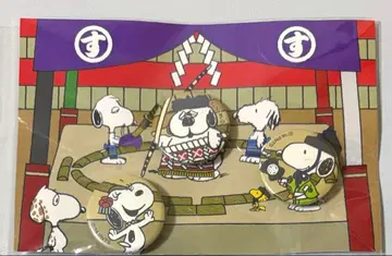 SNOOPY 스누피 in 긴자 2014 엽서 캔뱃지 레어템