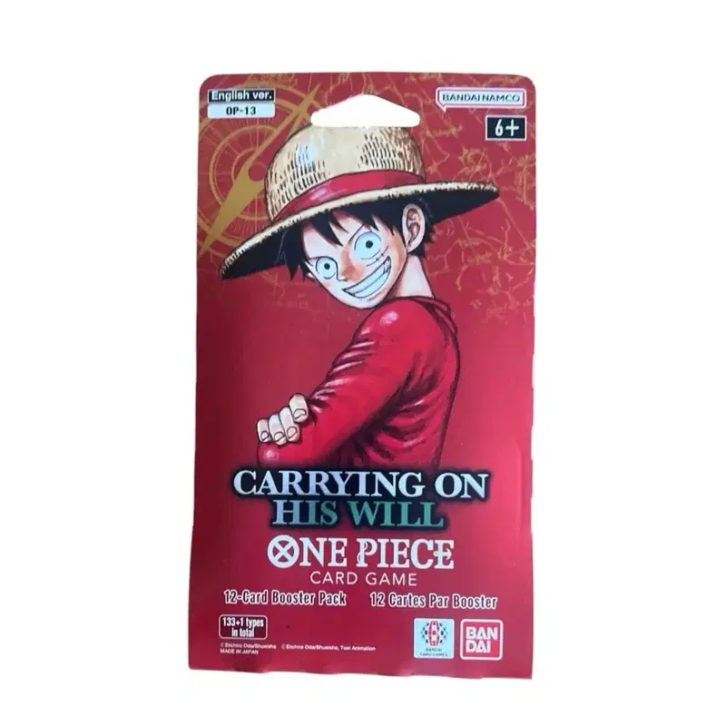 원피스 북미판 슬리브팩 OP-13탄 영판 TCG (1팩)