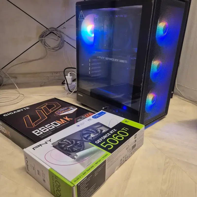 라이젠 7800X3D RTX5060Ti 1TB 게이밍 본체