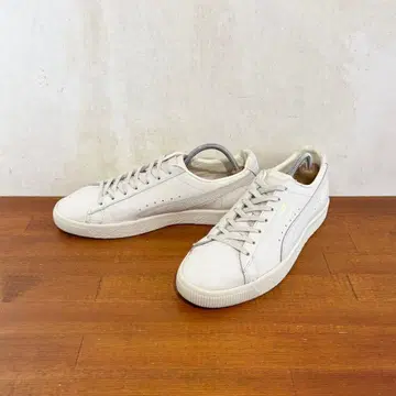 새상품급 푸마 클라이드 26.0cm 스타화이트 천연 가죽