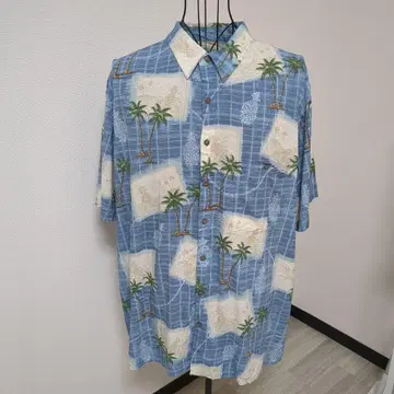 Batik Bay 알로하 셔츠 올 패턴 XXL 레이온 100%