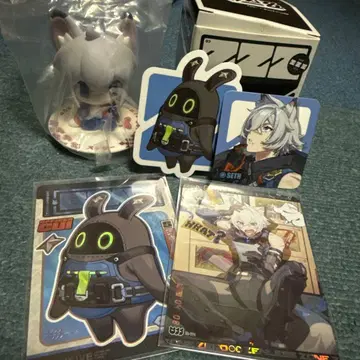 젠제로 스시로 콜라보 세트와 shiningsoul 젠제로 카드 2장