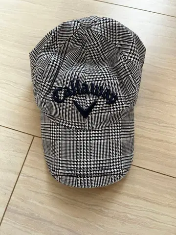 Callaway 레인 캡 체크 무늬 골프