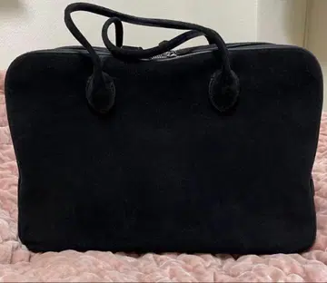 메종 카나우 사토 카나코 씨 콜라보 보스턴 스웨이드 흑먹색 L