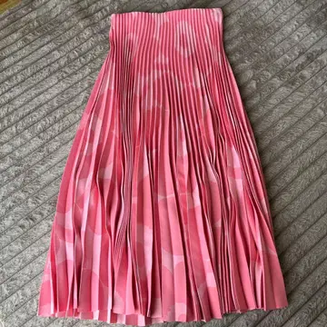 marimekko 플리츠 스커트 핑크 XS