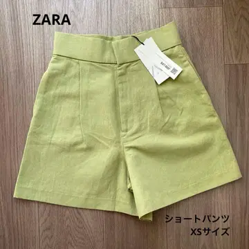 ZARA 자라 숏팬츠 XS 사이즈 피스타치오 그린