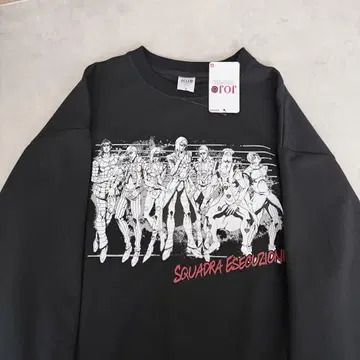 죠죠의 기묘한 모험 황금의 바람 부챠라티 맨투맨 트레이닝복