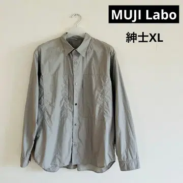 무인양품 [ MUJI Labo / 신사 코튼 워크 셔츠 ]