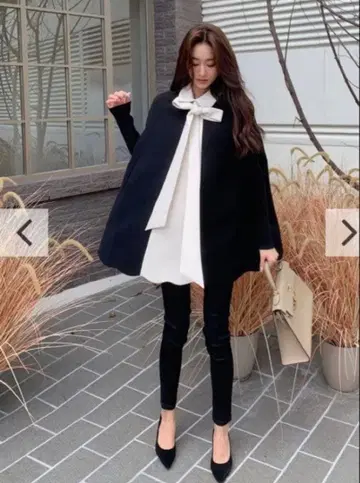 벌스데이 바쉬 판초 케이프 튜닉 기장