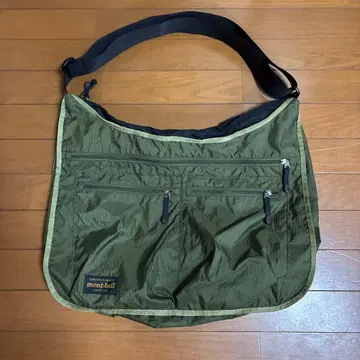 몽벨 숄더백 올리브