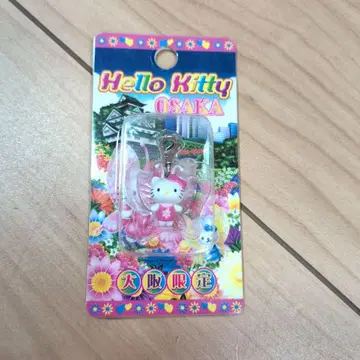 새상품 지역 한정 키티 헬로키티 오사카 꽃박람회 지퍼 마스코트 스트랩
