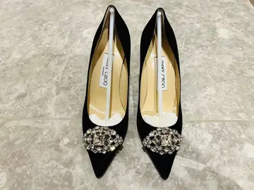 JIMMY CHOO 펌프스 블랙 비쥬 34