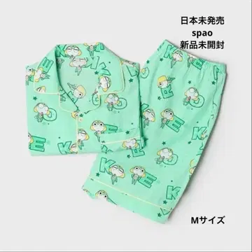 새상품 한국 한정판 개구리 중사 케로로 파자마 SPAO 케로로 M 사이즈