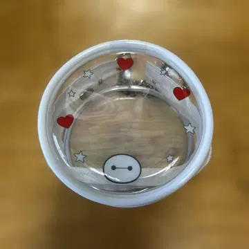 베이맥스 원형 클리어 파우치