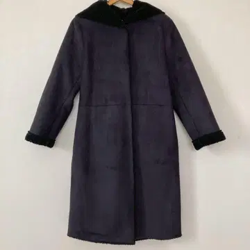 새상품급 [ 데미룩스 빔즈 ] 롱 코트 ( M ) 블랙 무지 캐주얼 긴팔