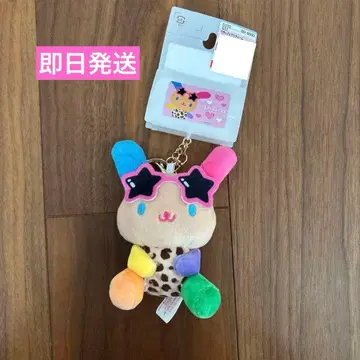 산리오 우사하나 봉제 인형 키링